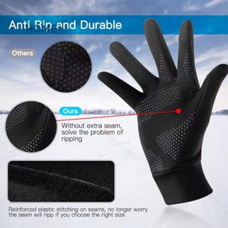 Winter Thermal Gloves with Touch Screen Fingers Unisex Outdoor Riding Gloves for Fishing Skiing Skating Fishing Equipment Full Fingers Cycling Gloves Breathable