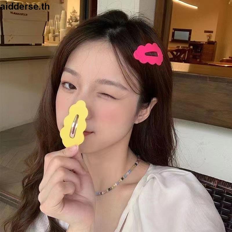 กิ๊บติดผม รูปหัวใจน่ารัก สีแคนดี้ สไตล์เกาหลี สําหรับผู้หญิง ราคา ถูกที่สุด ดีลบีเคเค แกลเลอรีภาพที่ 2