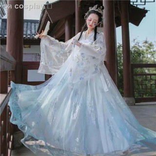 เตรียมการจัดส่ง✳✐Ming-made Hanfu นักเรียนหญิงสไตล์จีนโบราณเครื่องแต่งกาย vibrato ของแท้ปรับปรุงดอกไม้งานแต่งงานกระโปรงหน