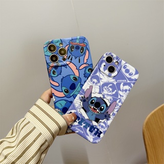 เคสซิลิโคน สำหรับ ไอโฟน iPhone 14 Pro Max 14 Plus iPhone 13 Pro Max iPhone 12 Pro Max iPhone 11 Pro Max Fashion Cartoon สโทร์ดี้ Stitch สติทช์ ตะเข็บ Silicone Case