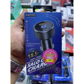 Remax RCC215 Car Charger Dual Port 58.5W หัวชาร์จไฟในรถ 2ช่อง Type-c PD 36W + USB QC 22.5 W