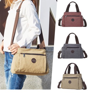 Retro Casual Women&amp;#39;s Bag Canvas Ladies Single-shoulder Messenger Bag Women&amp;#39;s Large-capacity Multi-compartment Ca