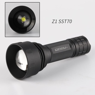 ไฟฉาย ซูมได้ Original Convoy Z1 พร้อมกับ SST70 LED สําหรับตั้งแคมป์ เดินป่า