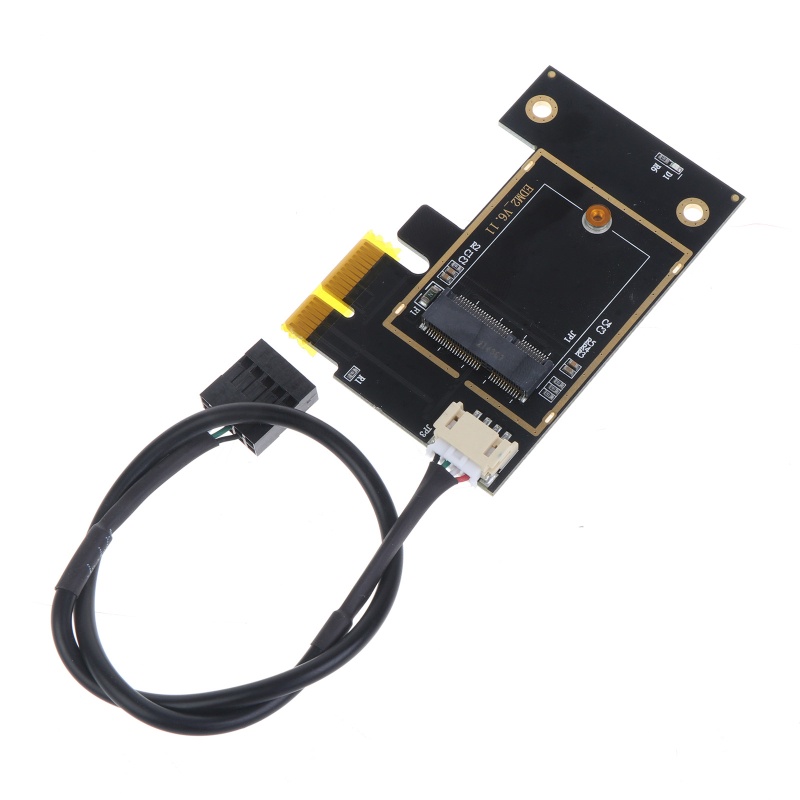 RR Wifi การ์ด PCI-E 1X สําหรับ M 2 NGFF เดสก์ท็อป WI-FI อะแดปเตอร์สําหรับ AX200 9260AC 8260AC 7265AC