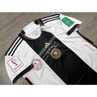 เสื้อฟุตบอล ทีมชาติ Germany Home เยอรมัน เหย้า พร้อมอาร์มฟุตบอลโลก ปี 2022