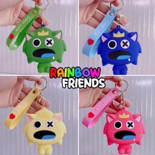 พวงกุญแจ จี้พีวีซี ลาย Roblox Rainbow Friends ที่ทนทาน เหมาะกับของขวัญวันเกิดคริสต์มาส