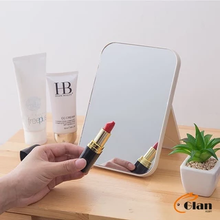 Glanxuan กระจกตั้งโต๊ะ แบบพกพา กระจกพับพกพาสะดวก Folding makeup mirror