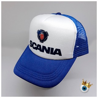 Scania Trucker หมวกเบสบอลลําลอง พิมพ์ลาย แฟชั่น สําหรับเล่นกีฬากลางแจ้ง LZEG