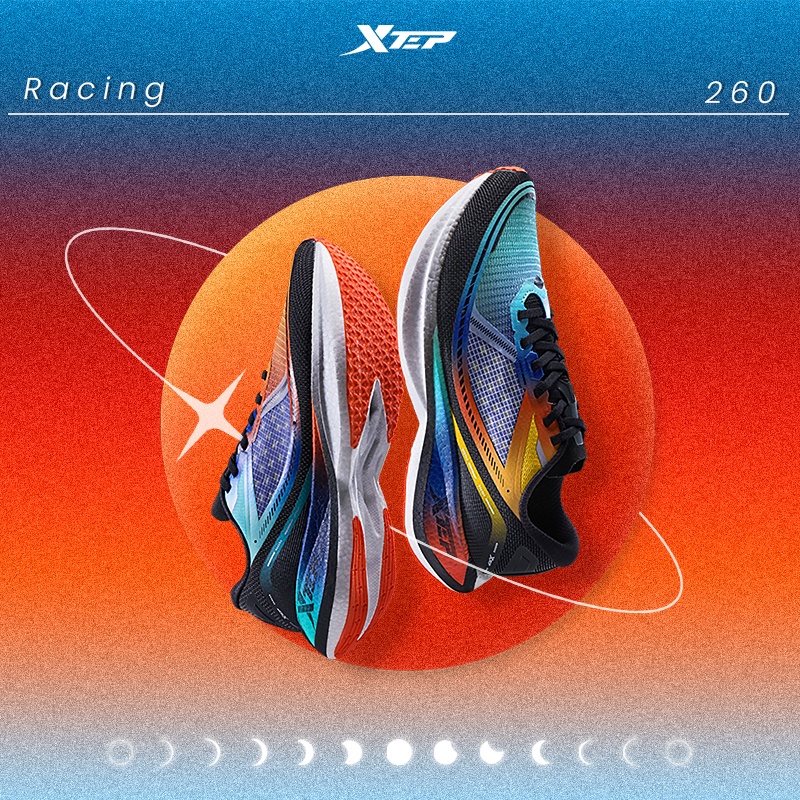 Xtep Rc260 รองเท้าวิ่งผู้ชายผู้หญิง รองเท้าวิ่งมาราธอน เทคโนโลยีใหม่ เหมาะกับการวิ่ง เล่นกีฬา สีฟ้า ใหม่ 247g