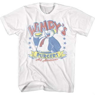 Wimpys Burgers Popeye T-Shirt เสื้อแฟชั่นผญ เสื้อยืดสีพื้น เสื้อผ้าแฟชั่น เสื้อยืด