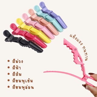 *พร้อมส่ง* ACCESSORY กิ๊ฟหนีบ กิ๊ฟปากจระเข้ 1แพ็คมี 5 ชิ้น มี4สี : น้ำเงิน ดำ ม่วง แดง M-018 , PKY-2232