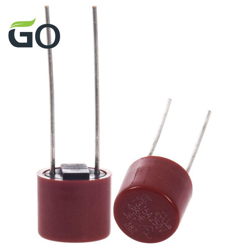 10 ชิ้น Radial Cables เป่าช้า Micro-Fuse T3.15A 250V