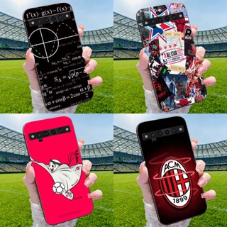 เคสซิลิโคนนิ่ม ลายการ์ตูนฟุตบอล หลากสี สําหรับ TCL 10 Pro World Cup mascot