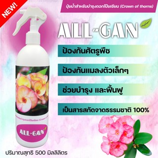 ปุ๋ยน้ำดอกโป๊ยเซียนป้องกันศัตรูพืชหรือแมลงขนาดเล็กALL GAN500ml.ปุ๋ยออแกนิคต้านทานโรคช่วยบำรุงและฟื้นฟูต้นได้ดีดอกสวย