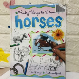 Funky Things to Draw horses ปกอ่อน