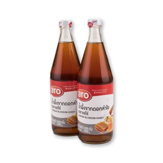 น้ำผึ้งจากดอกลำไย ตราเอโร่ บรรจุ 1,000ml/ขวด ยกแพ็ค 2ขวด เอโร่ ARO LONGAN BLOSSOM HONEY