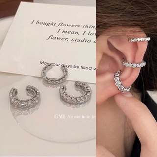 Triple ear cuff🤍🤍 เกาะหูงานชุบทองคำขาว 3 ชิ้น งานสวยมาก ปรับได้ตามใบหู  ราคา 200 บาท/3ชิ้น