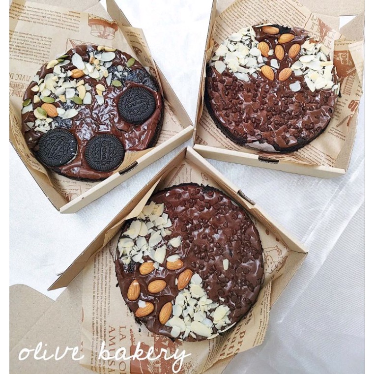 Brownineดาร์กช็อคเนื้อชิววี่เนื้อหนึบหนับหน้าฟิล์ม1ปอนด์ ส่งไวมีให้เลือกหลายหน้า