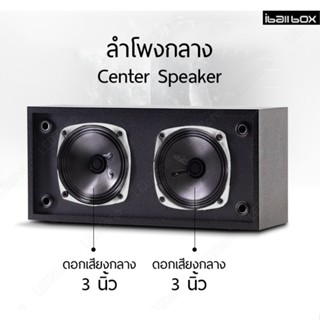 ลำโพง IBALL-X5 Bookshelf Passive Speaker (ราคาต่อคู่)