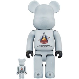 Be@rbrick 400% + 100% Nasa Space Shuttle 40th Anniversary ของแท้ ของใหม่ Bearbrick แบร์บริค Medicom เมดิคอม