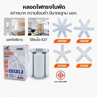 KD-0030 หลอดไฟLED ชนิดประหยัดไฟ แสงสว่างกระจายรอบทิศทาง ไฟตลาดนัด ไฟแคมป์ปิ้ง ไฟบ้าน