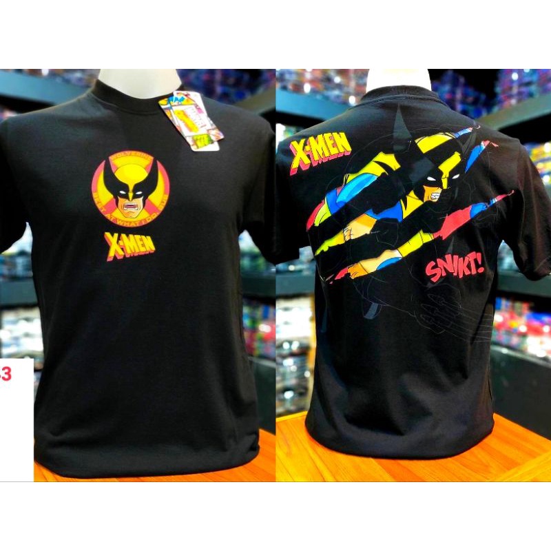 เสื้อMarvel ลาย X-MEN สีดำ ลิขสิทธิ์แท้ ( MX-109 )
