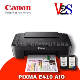 Printer Canon PIXMA E410 AIO (ปริ้นเตอร์) มัลติฟังก์ชั่นอิงค์เจ็ท 3 IN 1