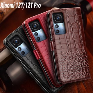 เคสโทรศัพท์มือถือหนังนิ่ม ฝาพับ พร้อมช่องใส่บัตร สําหรับ Xiaomi 12T Pro Xiomi Xiaomy Mi12T Mi 12 T Xiaomi12T Pro