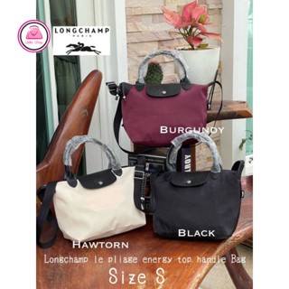 ส่งฟรี🔥 Size S รุ่นใหม่สายปรับได้ Longchamp le pliage energy top handle Bag