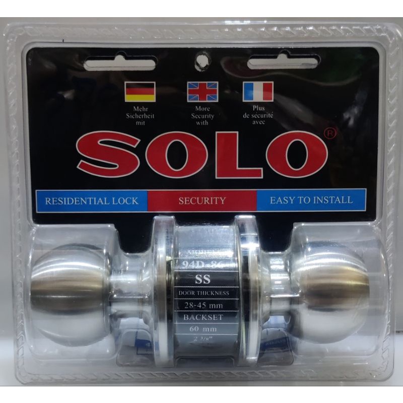 กุญแจลูกบิดประตู SOLO