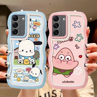 เคสโทรศัพท์มือถือ ลายการ์ตูนคลื่น Kuromi สําหรับ samsung S21 S21plus S21Ultra S22 S22plus S22Ultra