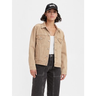 เสื้อแจ็คเก็ตยีนส์ ทรงทรัคเกอร์ Levis® Womens Ex-Boyfriend Trucker Jacket