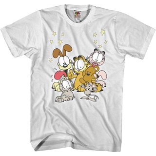 Garfield and Friends T-Shirt เสื้อแฟชั่นผญ2022 อื่นๆ เสื้อวินเทจชาย