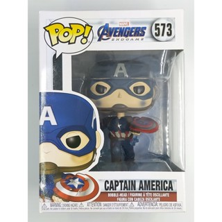 Funko Pop Marvel Avenger End Game - Captain America #573 (กล่องมีตำหนินิดหน่อย) แบบที่ 2