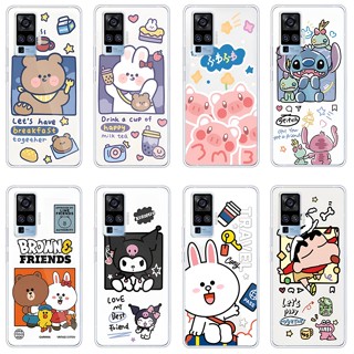 เคสโทรศัพท์ซิลิโคน TPU แบบนิ่ม สําหรับ vivo x50 x50 pro Y21 2020 Y21S Y33S Y15a 15s