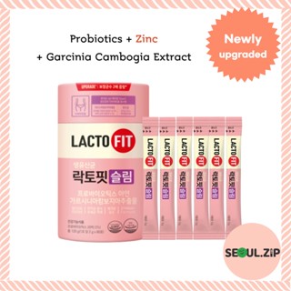 [LACTO-FIT] โปรไบโอติก SLIM อัพเกรดเวอร์ชั่น 2 กรัม x 60T / กระชับสัดส่วน / แลคโตบาซิลลัส / อาหาร