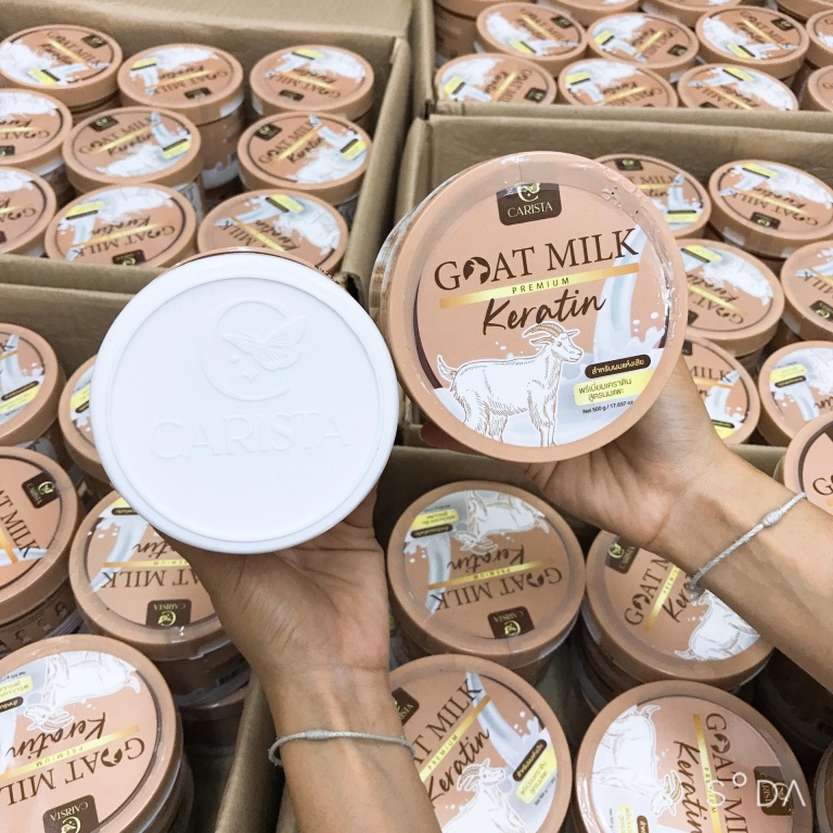 CARISTA GOAT MILK Keratin นมแพะ 500gแบบกระปุก
