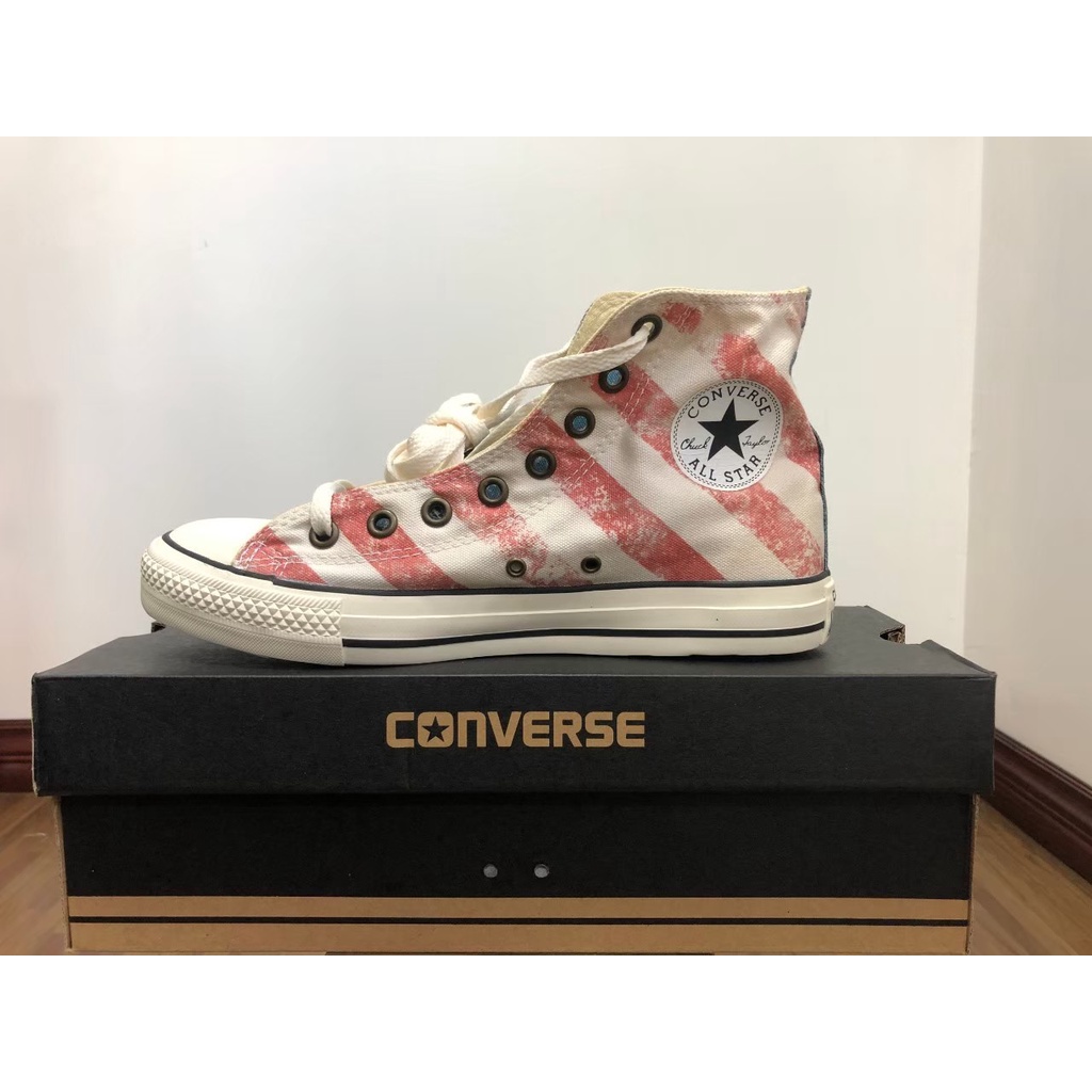 รองเท้า Converse all star รุ่น Converse103: 11-110IC MRB สีแดง/ฟ้า งานแท้100% โปรโมชั่นลดราคา 40%