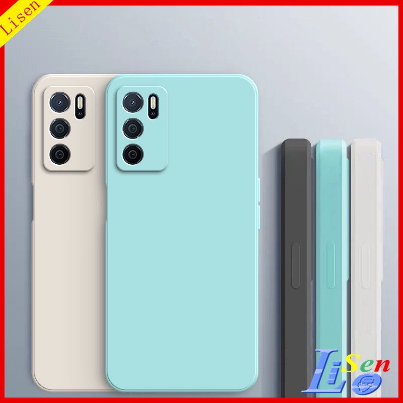 เคส OPPO A16 A16K A16E A17 A15 A15S A76 A96 A74 A95 เคสโทรศัพท์มือถือขอบตรง 90° เคสโทรศัพท์ A16 YT Case