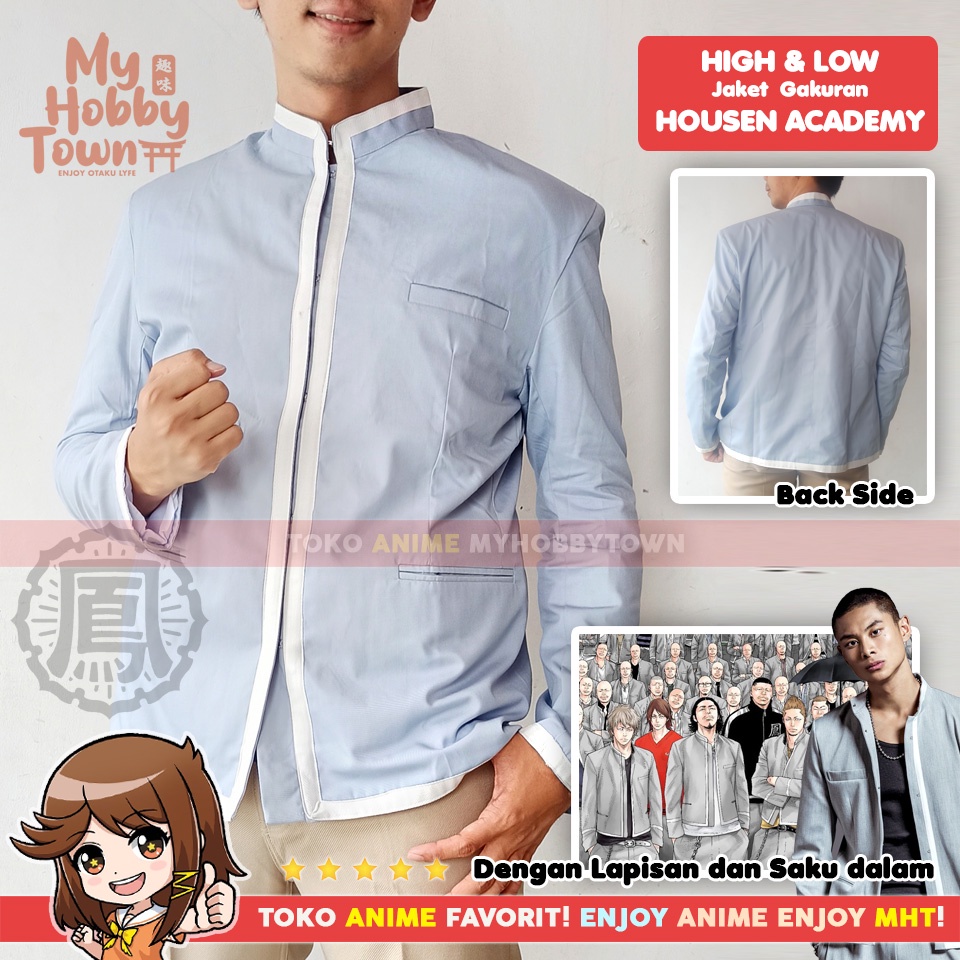 เสื้อแจ็คเก็ต Anime Gakuran Crows Zero Worst Housen Academy คอสเพลย์
