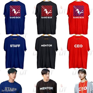 ☢เสื้อยืด ผ้าฝ้าย พิมพ์ลาย MENTOR CEO STAFF START UP DRAKOR KPOP DISTRO 30S สไตล์เกาหลี