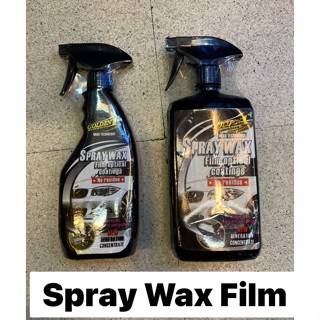 (1ชิ้น)Golden1 สเปรย์เคลือบสี Spray Wax Film โกลเด้นวัน สเปย์เคลือบสีฟิล์มใยแก้ว 550mlแถมฟรีผ้าไมโครไฟเบอร์ 1 ผืน