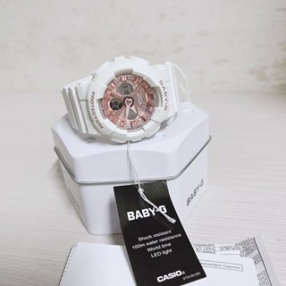 ⌚NEW BABY G 💓 😘 😘 😚เบบี้จีเรือนขาว ปัดโรส