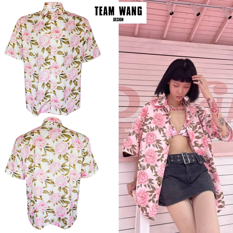 เสื้อ TEAM WANG Shirt ลาย Mudance FS0017 เสื้อเชิ้ต ทีมหวัง เสื้อแจ็คสัน หวัง ไซส์ S-XL