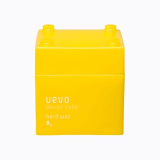 [Uevo by Demi Cosmetics] Hair Styling_Styling Wax_Uevo Design Cube_Hard Wax_Yellow_80g [Direct from Japan]