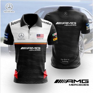 เสื้อยืดแขนสั้น พิมพ์ลาย Baju MERCEDES ออกแบบดี