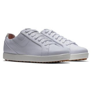 รองเท้ากอล์ฟผู้หญิง Footjoy Links Women 98148 wide-size White/Silver On/Off course comfort