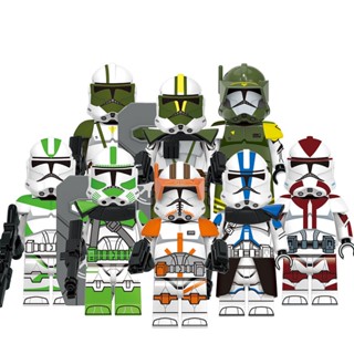 Minifigures space War Troopers บล็อคตัวต่อ ของเล่นสําหรับเด็ก X0345