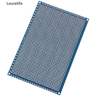 Llph บอร์ดวงจรทดลอง PCB สีฟ้า ขนาด 10*15 ซม. 1 ชิ้น