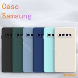 เคส Samsung S10 Plus S10 S10 Lite S9 Plus S9 S8 Plus S8 โทรศัพท์มือถือ ซิลิโคนนิ่ม สีมาการอง สไตล์คลาสสิก สําหรับ (1YT)